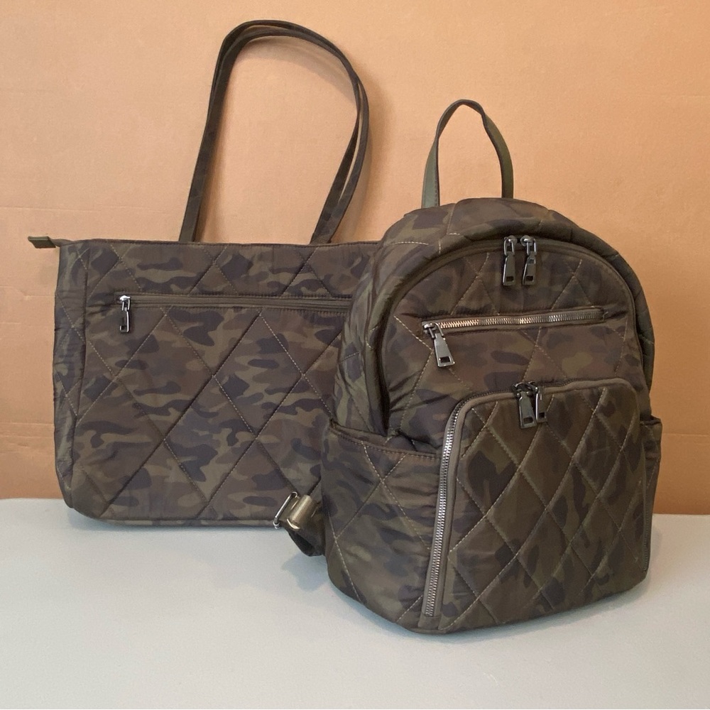 INC Camouflage Backpack and Tote Set